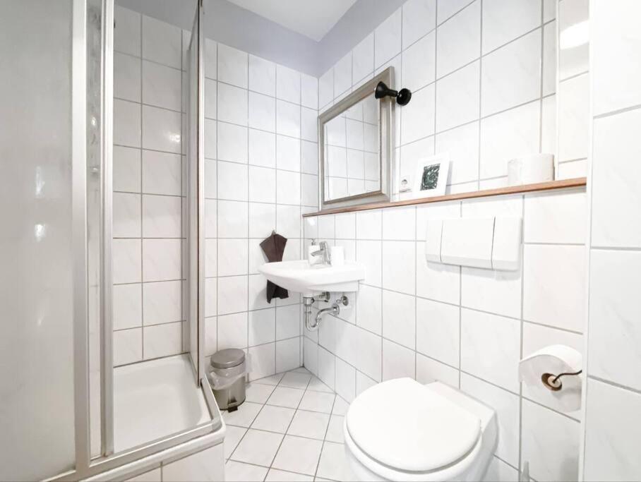 Schoene Ferienwohnung Mit Blick Ueber Stadtwald Λειψία Εξωτερικό φωτογραφία